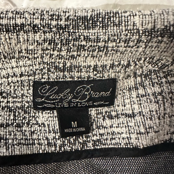 Lucky brand unconstructed blazer in a bouquet fabric size medium - Picture 2 of 4